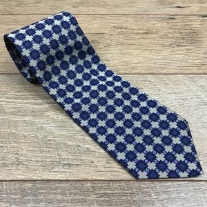 Robert Talbott Best Of Class Geometric Blue Tie